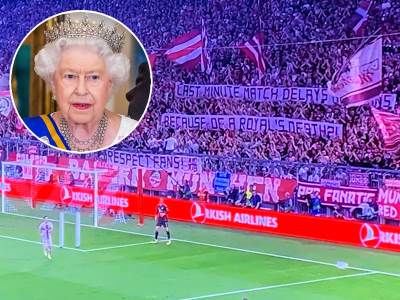 ULTRASI BAJERNA PROTESTOVALI ZBOG KRALJICE ELIZABETE: Okačili transparent i udarili na UEFA - "Poštujte navijače!" 