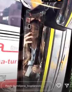 Milijana Bogdanović počela da radi kao kondukterka   Milijana Bogdanović počela da radi kao kondukterka