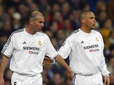  Brazilac Ronaldo Zinedin Zidan Real madrid 