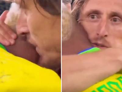  uplakani igrac brazila i luka modric 