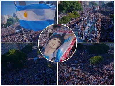  slavlje u argentini povodom pobjede na svjetskom prvenstvu  