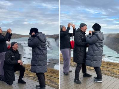  Kada je kleknuo da je zaprosi, svečani čin uništila je druga žena. 