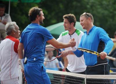  Jevgenij Kafelnjikov, Marat Safin, Goran Ivanišević 