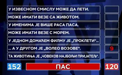  U poslednjoj emisiji popularnog TV kviza Slagalica, potkrala se greška u igri "Korak po korak" 