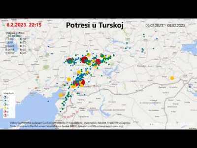  Oko 6.500 zgrada u Turskoj se srušilo, a mnoge su oštećene u zoni zemljotresa 