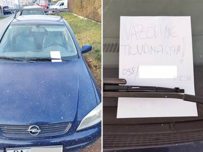  ZOVI ME TRUDNA SAM! Žena uz broj svog mobilnog telefona, zalijepila URNEBESNU poruku na šoferšajbnu automobila (FOTO) 