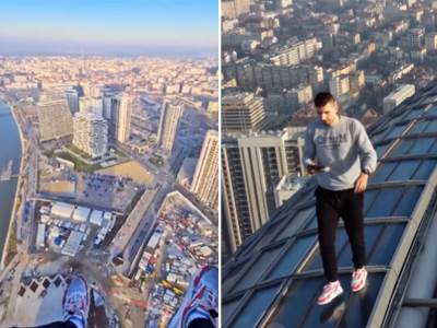  Popeo se na Kulu Beograd i hodao po ivici AMBISA 