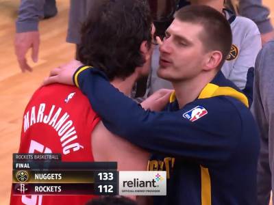  marjanovic i jokic se pozdravili na mecu  