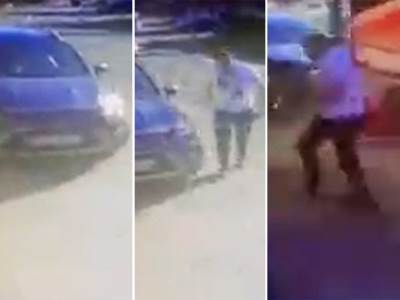  Muškarac u Beogradu je za dlaku izbjegao smrt kad je vozač autobusa udario u njegov automobil 