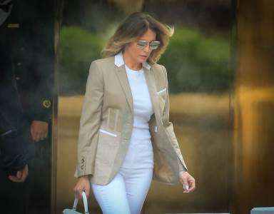  melanija tramp nije bila na donaldovom suđenju 