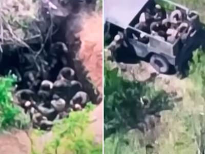  Snimak u Bahmutu zarobljenih vojnika 