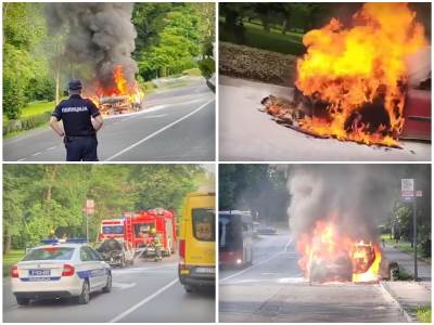  Zapaljen automobil 