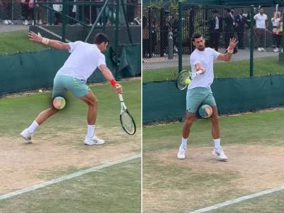  Novak Đoković zabrinuo navijače zbog medicinske trake koju nosi na zadnjoj loži 