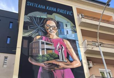  Podgorica dobila mural Svetlane Kane Radević  