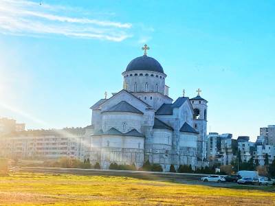  Podgorica: Požar u Hramu Hristovog Vaskrenja 