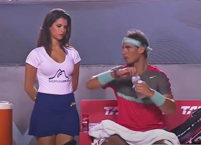  Rafael Nadal nije mogao da odoli kada je pored njega stala ljepotica iz Brazila 