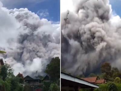  Proradio je vulkan Merapi u Indoneziji. 