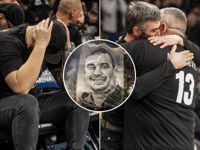  Koreografija sa utakmice Partizan Mega 