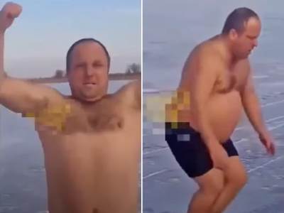 Ukrajinac skočio je u ledenu rijeku dok ga je supruga snimala, a onda nije izronio 