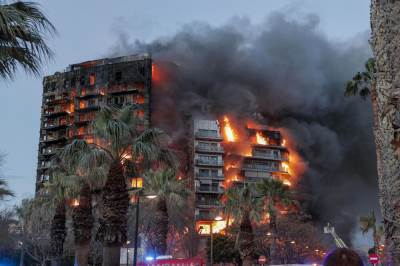  Više od 20 poginulih u požaru u Valensiji 