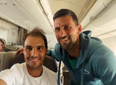  Novak Đoković i Rafael Nadal zajedno u avionu 