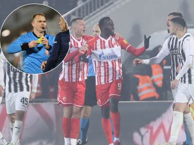  Pavle Ilić sudi derbi Partizan Zvezda 