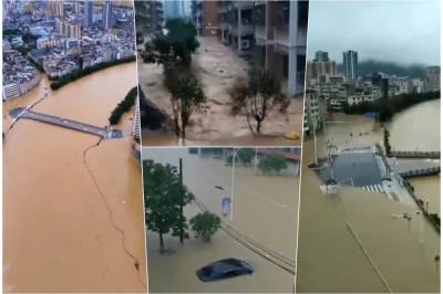  Užasne poplave pogodile Kinu, 11 osoba nestalo 