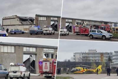 Srušio se krov bivše autobuske stanice u Poljskoj   Srušio se krov bivše autobuske stanice u Poljskoj