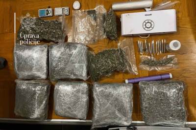  U Podgorici pronađen kokain i marihuana, uhapšene dvije osobe 