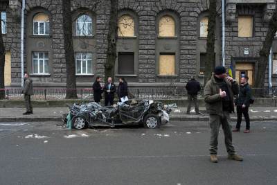  EKSPLOZIJE U KIJEVU, RUSI NAPALI CENTAR GRADA TOKOM POSJETE STARMERA Ukrajinska PVO štiti premijera Britanije 