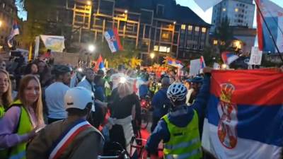  Nakon 13 dana vožnje, studenti u blokadi su stigli u Strazbur 