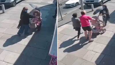  Neimenovana žena pokušala  ukrade bebu u kolicima. 