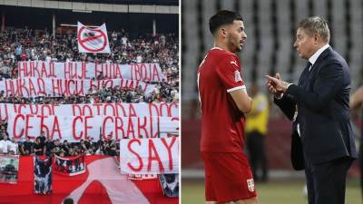  Nemanja Radonjić javno prozvao Piksija transparentom Delija 