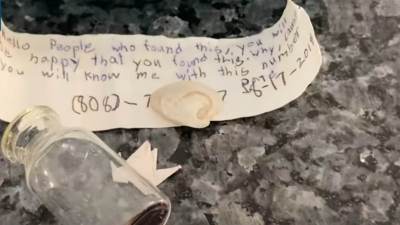  Devojčica pronašla poruku u boci sa brojem telefona 