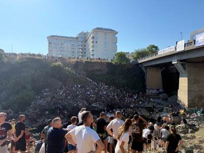  Vedad Dedić novi šampion skokova sa Vezirovog mosta 