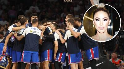  Dunja Jovanić bodrila orlove, a na jednog košarkaša posebno bacila oko 