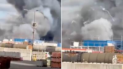  Ogroman požar u najvećoj njemačkoj luci: Odzvanjaju eksplozije, dim i haos nad gradom (Video) 