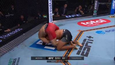  Duško Todorović "ugušio" protivnika u UFC: Sve je bilo gotovo već u prvoj rundi 