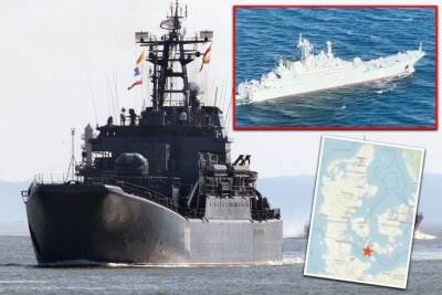  RUSKI RATNI BROD ZA PREVOZ TENKOVA I TRUPA OTKRIVEN BLIZU DANSKE 