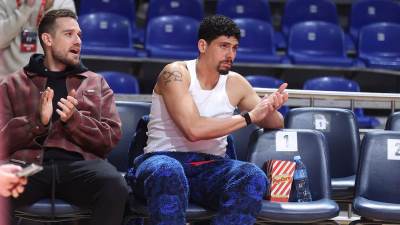  Mateuš na košarkaškoj utakmici Zvezde  