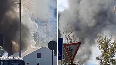  Gore šatori ispred Skupštine Srbije: Vatrogasne ekipe na terenu 