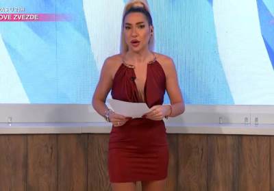  Sa žurke u prvu smenu: Jovana Jeremić slavila s bivšima, pa došla u Jutarnji program u crvenom minić 