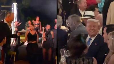  Trampova elitna žurka izazvala gađenje javnosti: Plesačica u čaši za martini sa poznatim političarim 