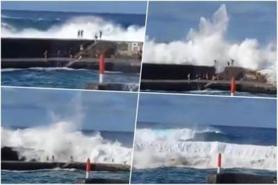  (UZNEMIRUJUĆE) DŽINOVSKI TALASI UDARAJU O KOPNO I UBIJAJU LJUDE 