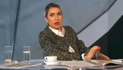  Jovana Jeremić vidno neraspoložena nakon sastanka sa urednicima na Pinku 