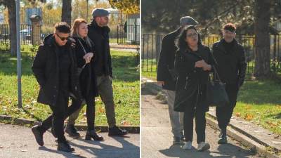  Marija i Verica stigle na sahranu Rajka Šerifovića 