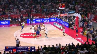  Na semaforu 2,7 sekunde, a Zvezda dobija najlakši koš: Pogledajte kako je Španac prodao fintu Kodiju 