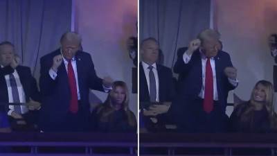  Snimak Trampa kako trapavo pleše postao viralan: Melanija ga samo posmatrala, nije htjela da ustane  