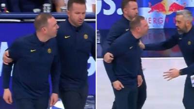  "Šta nije u redu sa tobom!?": Trener Denvera zbog Jokića nasrnuo na sudije, izbacili ga iz hale 