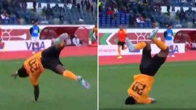  Slavio gol na Kupu nacija, pa zamalo polomio vrat 